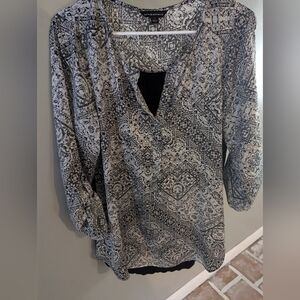 Rock & Republic Geometric Tunic Top size M